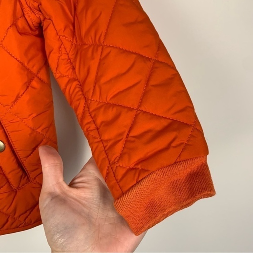 NFS. Polo Ralph Lauren orange quilted puffer style jacket size 5 - Picture 8 of 16